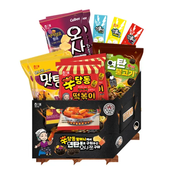 신당동할머니께서 구워주신 오사쯔구마 7종 + 꾸미기스티커 세트 752g, 1세트