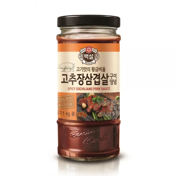 백설 고추장삼겹살 구이양념, 295g, 1개