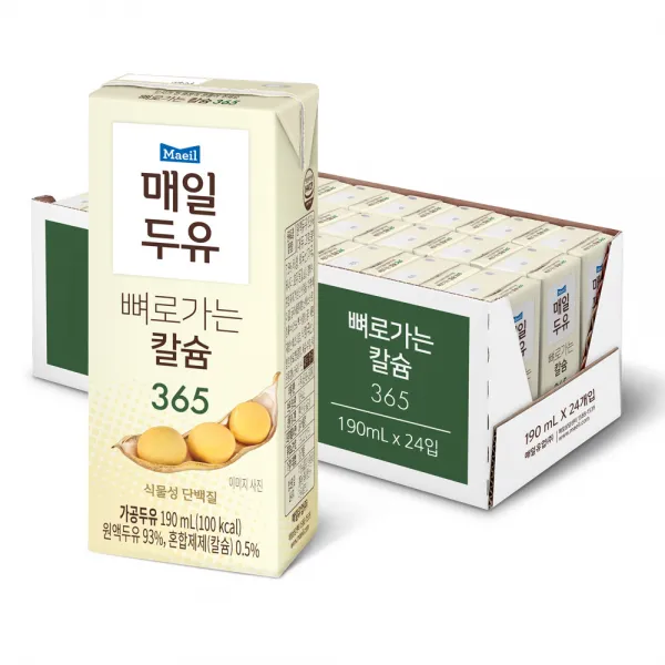 뼈로가는 칼슘두유 365 190ml 48개