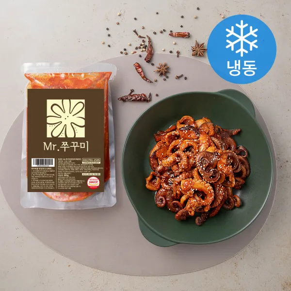 미스터쭈꾸미 양념쭈꾸미 맛있게 매운맛 (냉동), 500g, 1개