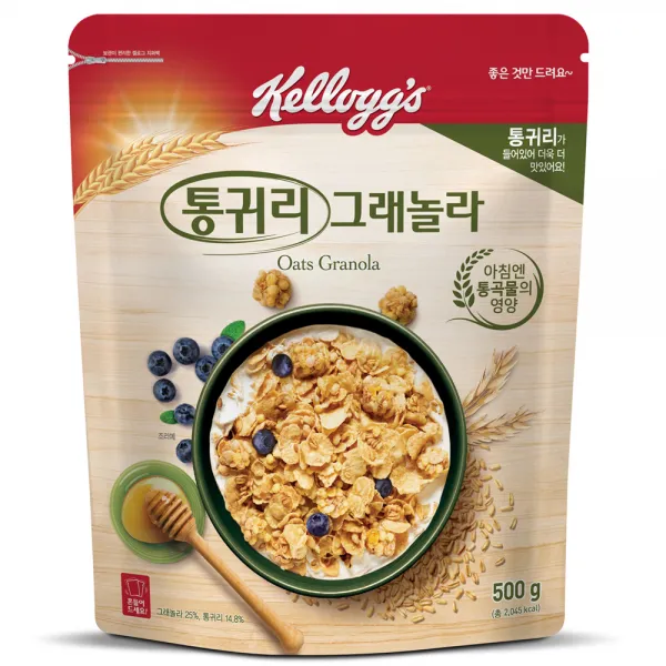 켈로그 통귀리 그래놀라 500g 1개