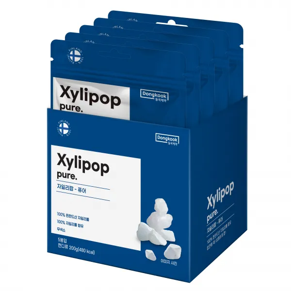 동국제약 자일리팝 퓨어, 40g, 5개