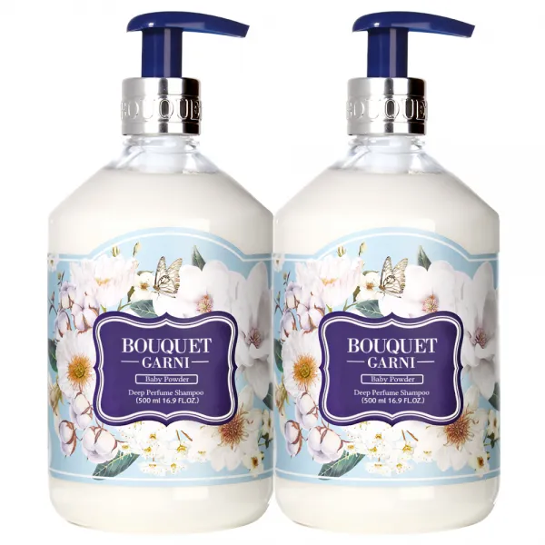 부케가르니 딥퍼퓸 트리트먼트 베이비파우더, 500ml, 2개