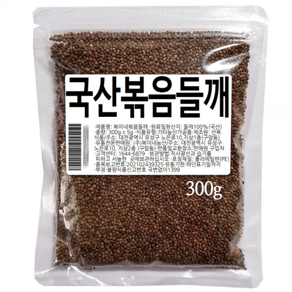 복이네먹거리 국산 볶음들깨, 300g, 1개