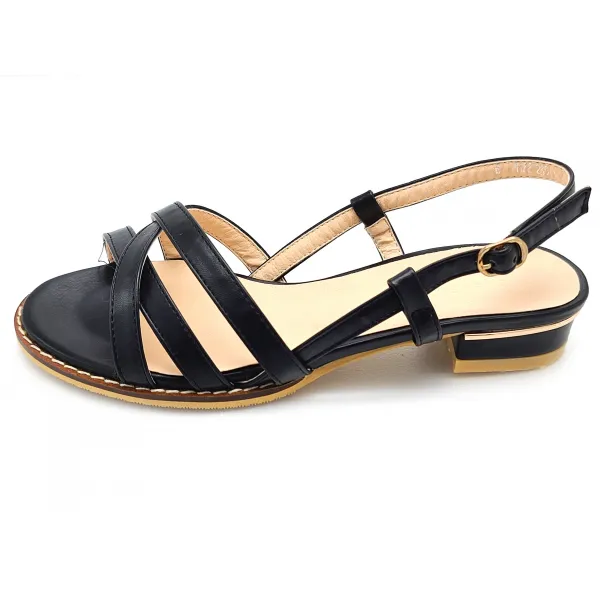 엘린 크로스 스트랩 슬링백 샌들 E1172