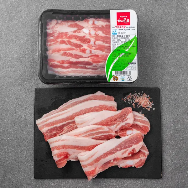 하이포크 한돈 삼겹살 (냉장), 1kg, 1개