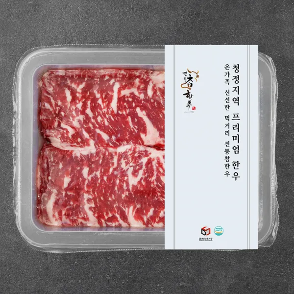 전통참한우 1+등급 채끝 구이용 (냉장), 300g, 1개