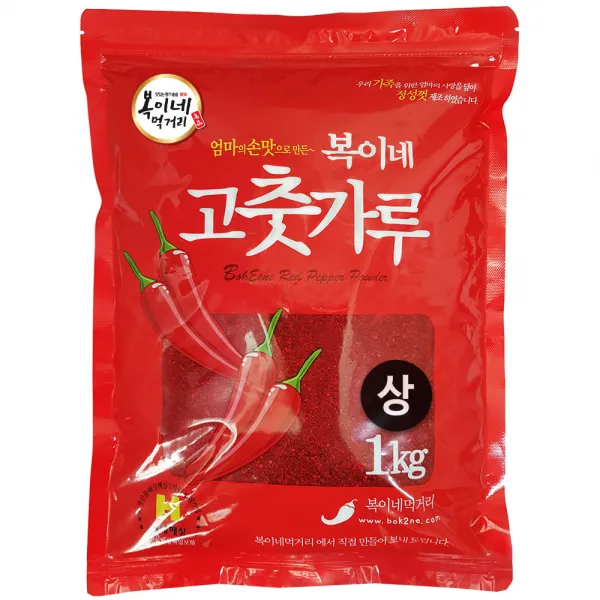 복이네먹거리 고춧가루 보통맛 김치용 상, 1kg, 1개