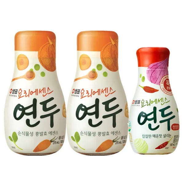샘표 연두 320g x 2p + 연두 청양초 170g 조미료 세트, 1세트