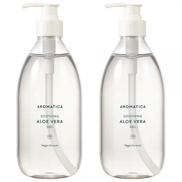 아로마티카 수딩 알로에 베라 젤, 500ml, 2개