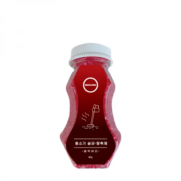 마크롱 청소기 살균 탈취제 블랙체리향, 80g, 1개