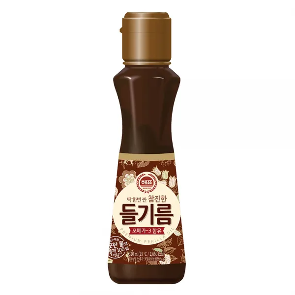 해표 참진한 들기름, 320ml, 1개