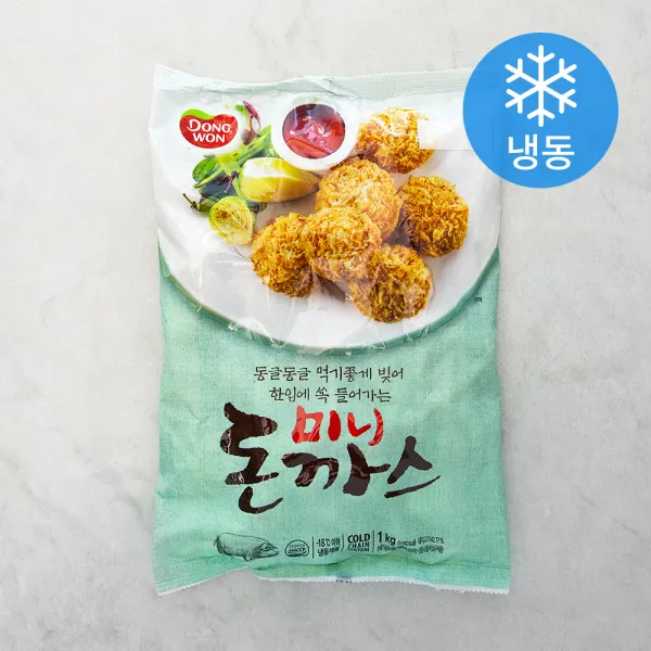 동원에프앤비 미니 돈까스 (냉동), 1kg, 1개