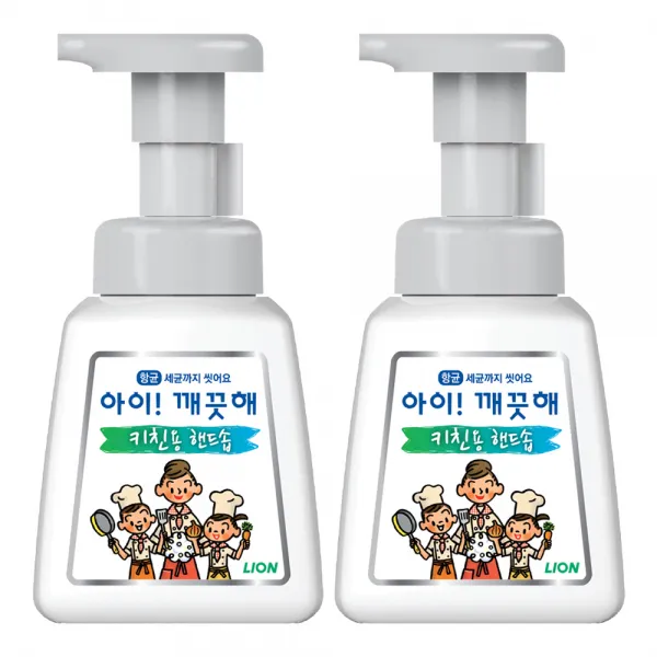 아이깨끗해 키친용 핸드솝 250ml 2개