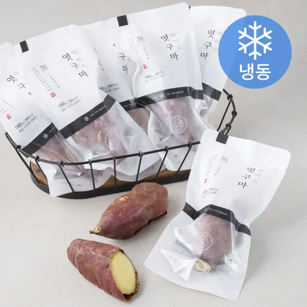 [로켓프레시] 맛군 아이스 엿구마 (냉동), 180g, 6개