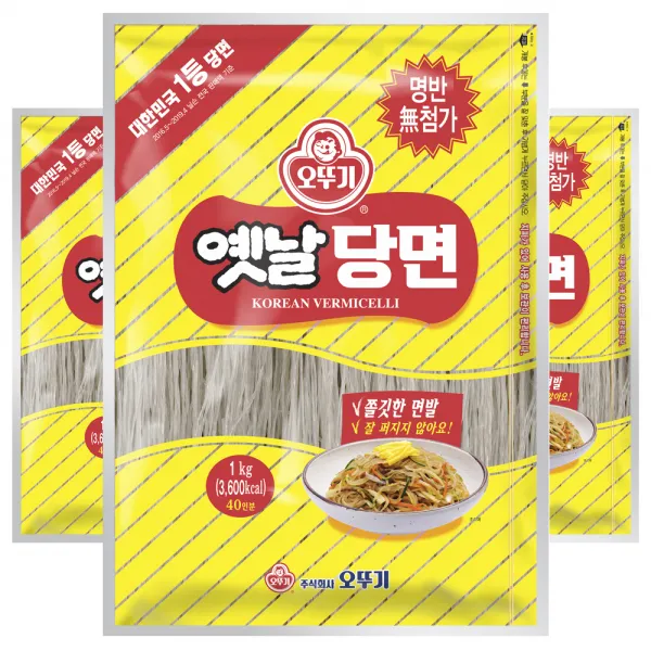 오뚜기 옛날 당면 1kg 3개