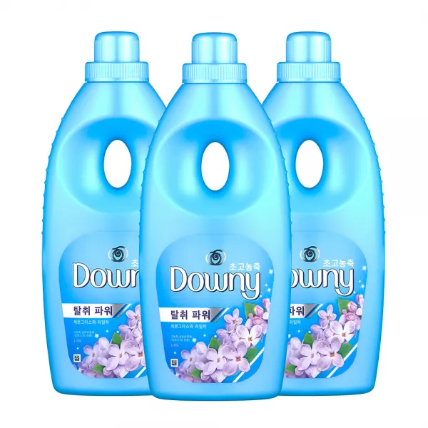 2020 다우니 초고농축 섬유유연제 레몬그라스와 라일락 본품, 3개, 1.05L
