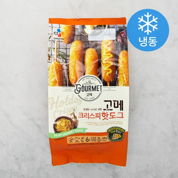 고메 핫도그 크리스피 (냉동), 480g, 1개