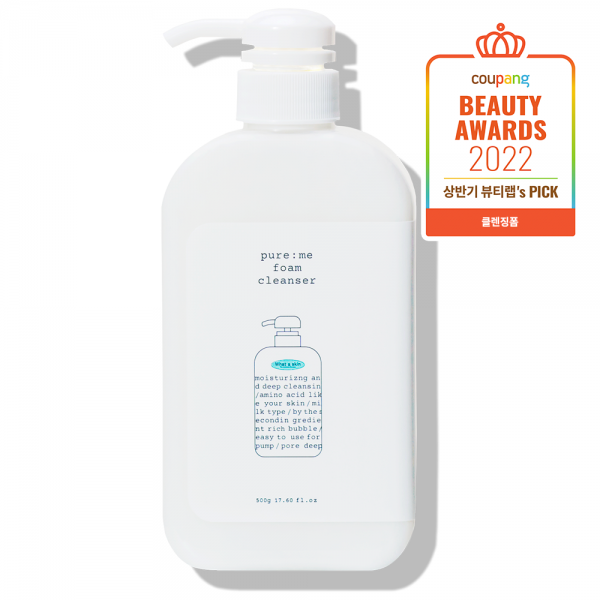 와더스킨 퓨어미 폼클렌징, 500g, 1개