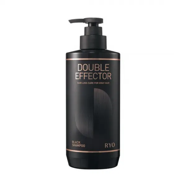 려 더블이펙터 탈모증상완화 블랙 샴푸, 543ml, 1개