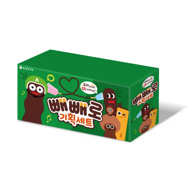 롯데제과 빼빼로 아몬드 기획패키지, 37g, 14개