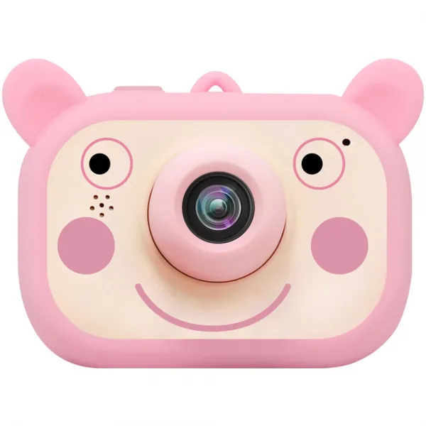 아카라치 어린이 디지털 카메라 wifi지원 + 32G SD카드, 단일 상품(핑크)