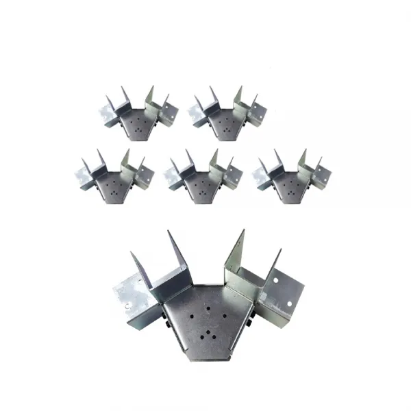 웰굿즈 사각파이프 조인트 50 V 구형, 6개