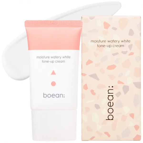 보얀 모이스처 워터리 화이트 톤업 크림 50ml, 단일 색상, 1개