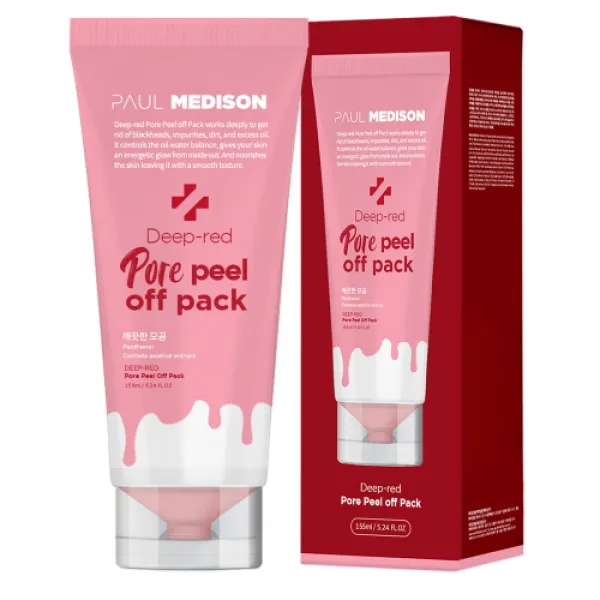 폴메디슨 딥레드 포어 필오프 팩 155ml, 1개
