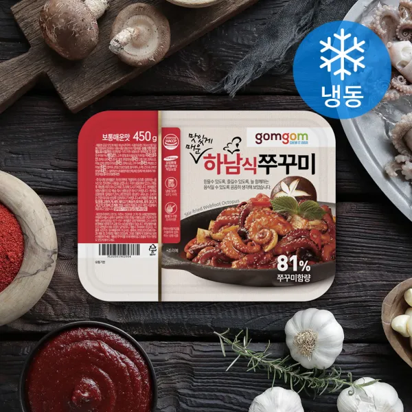 곰곰 하남식쭈꾸미 보통매운맛 (냉동), 450g, 1개
