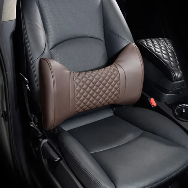 아임반 차량용 리본 허리쿠션 2세대 브라운