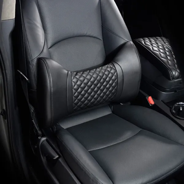 아임반 차량용 리본 허리쿠션 2세대 모노블랙