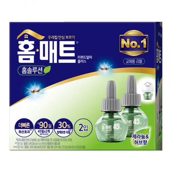 홈매트 홈솔루션 허브 리필 2p, 1세트