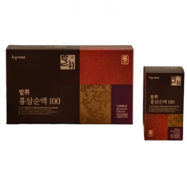 한국야쿠르트 발휘 홍삼순액100 30개입, 80ml, 30포