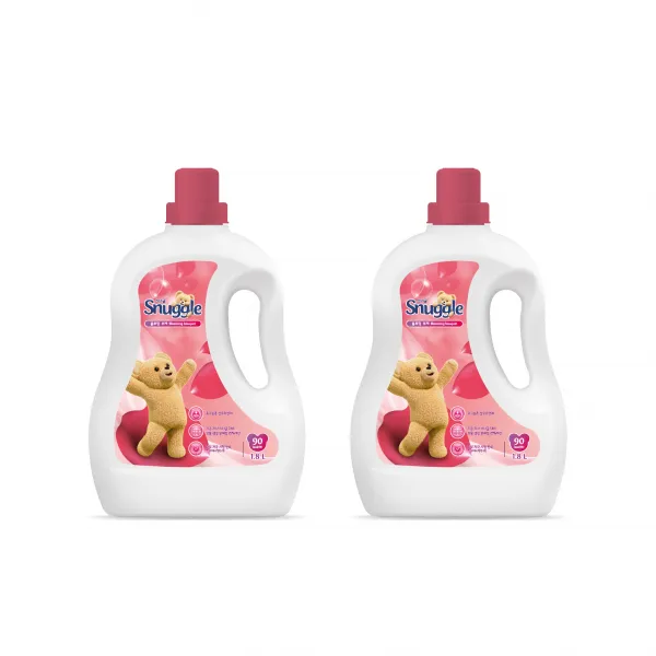 스너글 초고농축 섬유유연제 블루밍 부케 본품, 1.8L, 2개