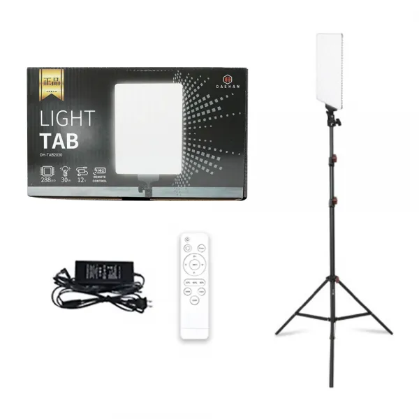 대한 개인 방송 촬영 조명 라이트탭 + 슈퍼 스탠드 거치대 세트 Kit Tab01 1개