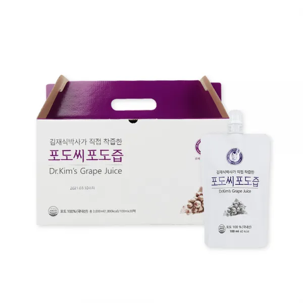 김재식헬스푸드 포도씨 포도즙 100ml 30개입