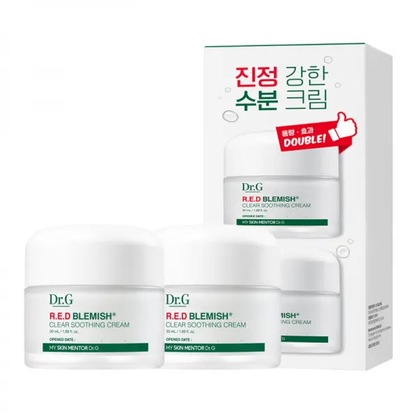 닥터지 레드 블레미쉬 클리어 수딩 크림, 50ml, 2개