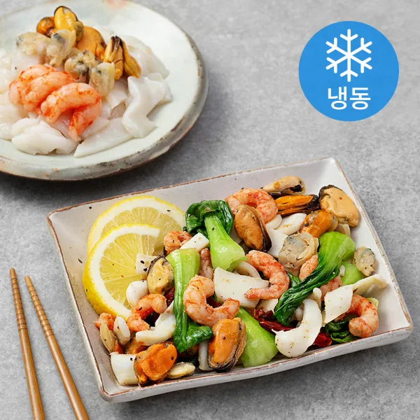 온가족 해물모듬 (냉동), 400g, 3팩
