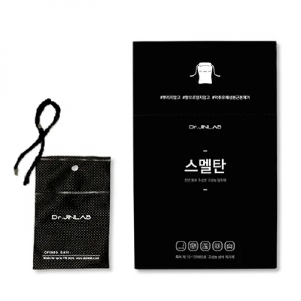 닥터진랩 차량용 방향 탈취제 스멜탄 미니 블랙, 30g, 1개