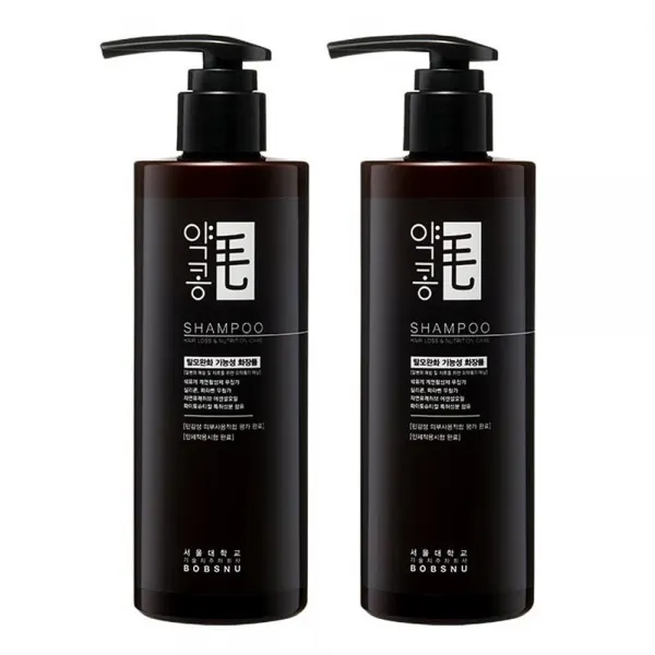 서울대밥스누 약콩모 스칼프 딥클렌징 탈모증상완화 샴푸 2개 400ml