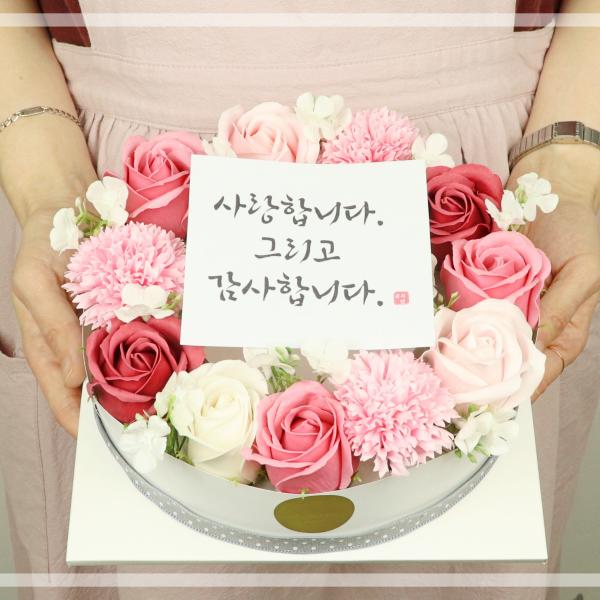 블뤼엔 감사함을 향기와 함께 전하는 반전 머니 케이크 + 시그니처향 디퓨저 100ml + 화이트 리드 스틱 5p 세트, 럭셔리핑크