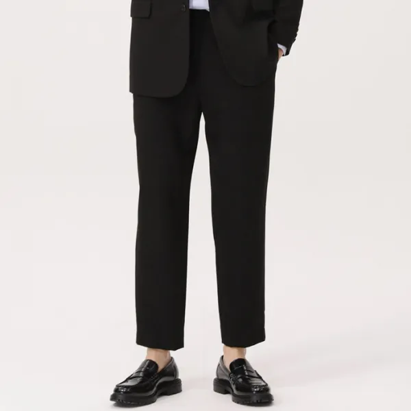 마인드브릿지 남성용 Couture 세미 루즈 풀밴딩 셋업 슬랙스 Mvpt0102