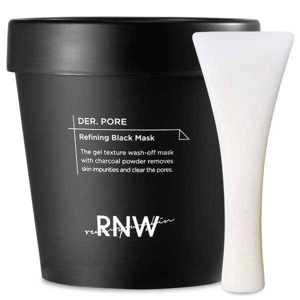알엔더블유 더 포어 리파이닝 블랙마스크 모공팩, 200ml, 1개