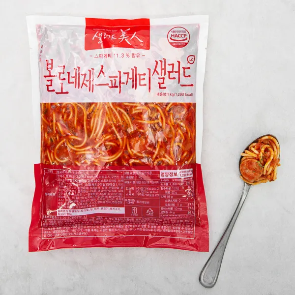 샐러드미인 볼로네제스파게티샐러드, 1kg, 1개