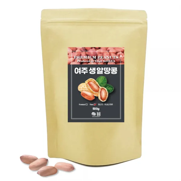 견과공장 생 알땅콩, 1개, 500g