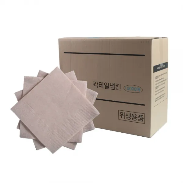 더담다 칵테일 냅킨, 갈색, 10000개