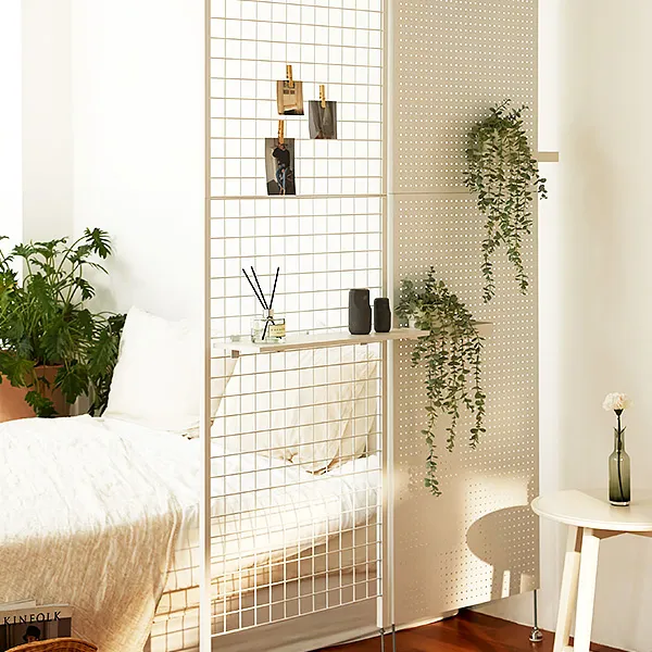 까사마루 매직 파티션 가벽 메쉬 2300~2400mm, 1개, 화이트