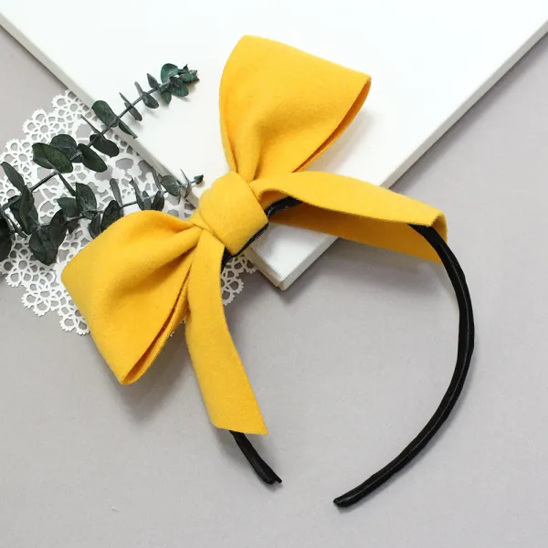 비단길 모아 펠트리본 머리띠