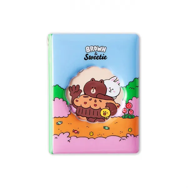 라인프렌즈 포토 콜렉트북, 스카이 블루, 20매
